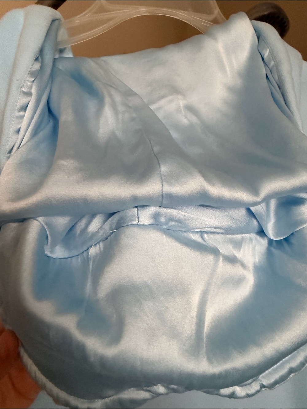 Women's Light Blue Hooded Set VIP Airplane Mode Hoodie and Sweatpants - Picture 8 of 12
